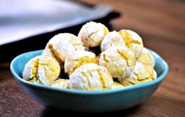 Рецепт хрустящего лимонного печенья из простых ингредиентов