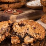 Оригінальне вівсяне печиво з нутом та арахісовою пастою