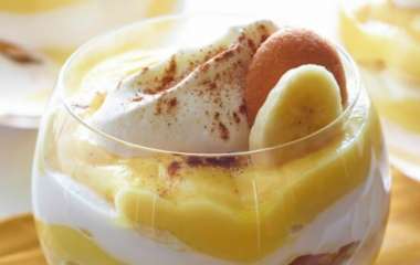 Рецепт бананового пудинга