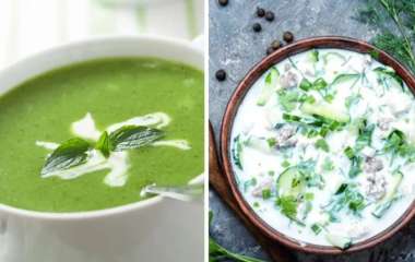 Легкий и освежающий: рецепт зеленого холодника на кефире