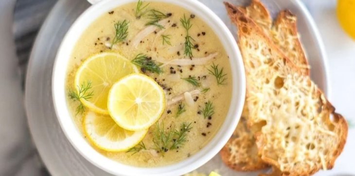 Рецепт быстрого лимонного супа с курицей