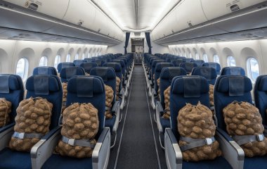 Дивний експеримент Boeing: навіщо літак завантажили 9 тоннами картоплі