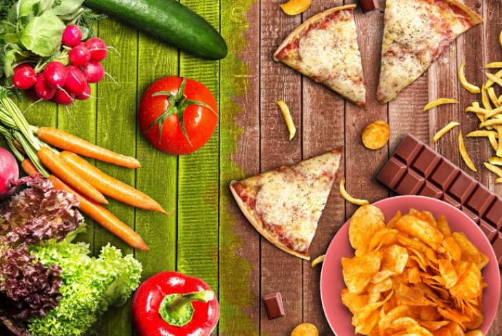 Продукты питания, которые не подходят для ежедневного применения в пищу