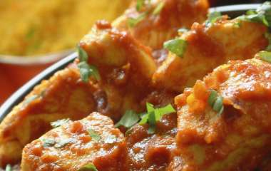 Зеленая рыбная масала