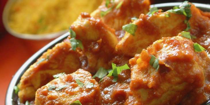 Зеленая рыбная масала