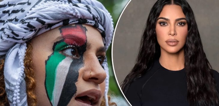 Позорила всю семью: Ким Кардашьян попала в громкий скандал из-за флага Палестины