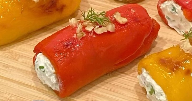 Рецепти закусок: як приготувати перець із ніжною начинкою