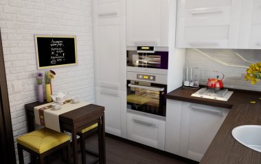 Как стильно и функционально обустроить маленькую кухню?