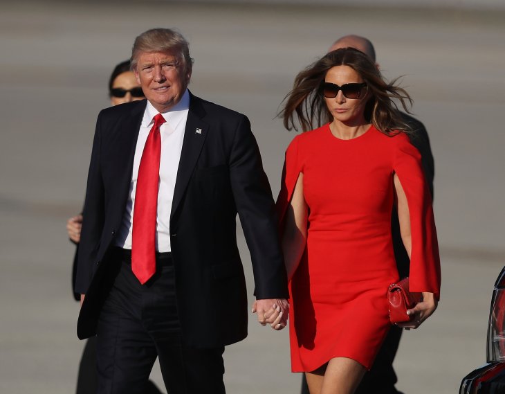 Дональд и Мелания Трамп отправились во Флориду
