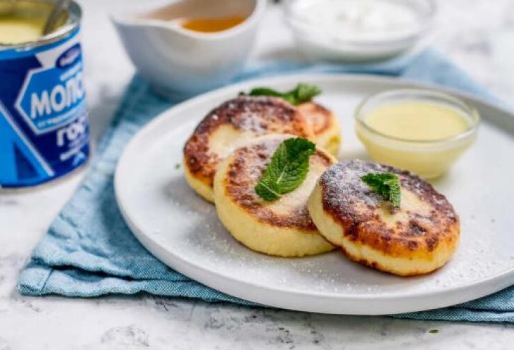 Сырники с джемом или сгущенкой