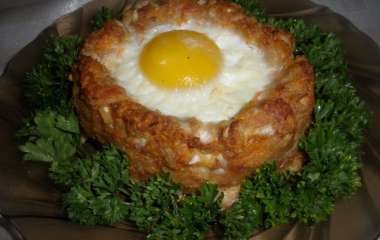 «Гнездышки» из фарша