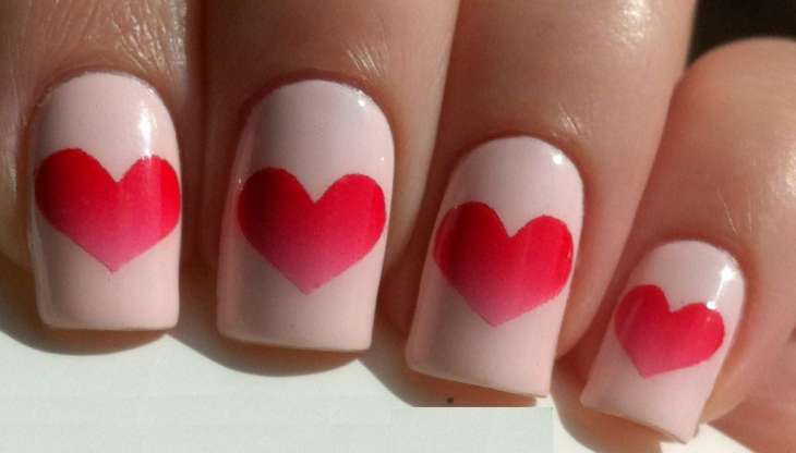 Модный маникюр и дизайн ногтей на День Святого Валентина (14 февраля)