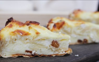 Творожный пирог с листьями лаваша: рецепт от диетолога