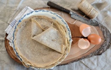 ПП-блины из гречневой муки с куриным паштетом: рецепт от шеф-повара