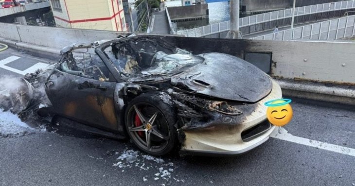 Продюсер купив омріяну Ferrari, заощаджуючи гроші 10 років: машина згоріла через годину — фото