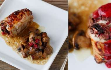 Рулет из утки с черносливом