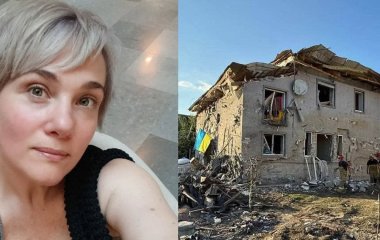Ведуча Тала Калатай шокувала виглядом повністю знищеного будинку її мами після ворожого 