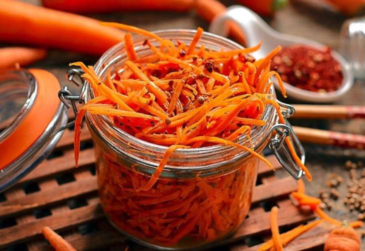 Острые ощущения: салат из моркови по-корейски с пряной говядиной