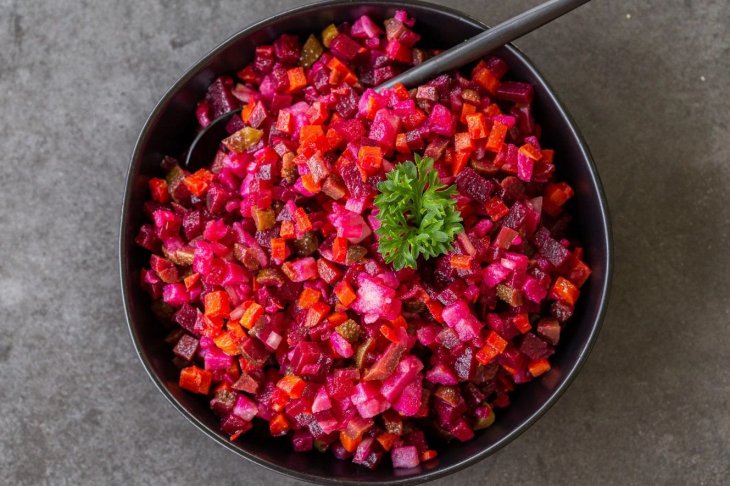 Салат винегрет: рецепт классический