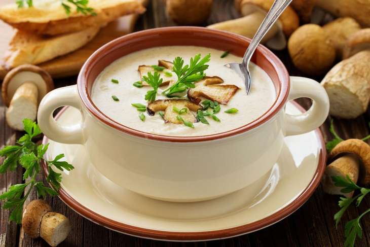 Готовим вкусный сливочно-грибной крем-суп
