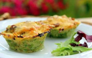 Корзиночки из кабачков с мясной начинкой