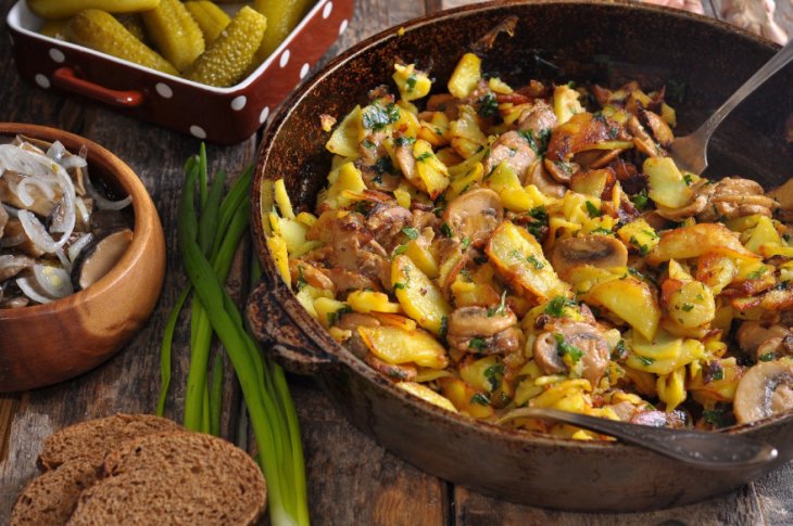 Тонкости приготовления жареного картофеля на сковороде