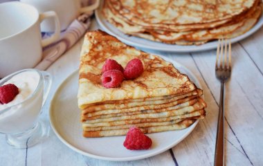 Сытный и полезный завтрак: рецепт заварных блинов на молоке