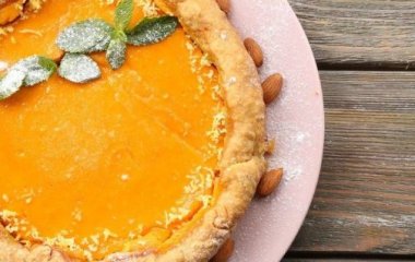 Американский пирог с жаренной тыквой