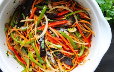 Баклажаны по-корейски к ужину