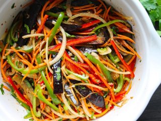 Баклажаны по-корейски к ужину