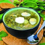 Зеленый борщ: рецепт со свежим шпинатом
