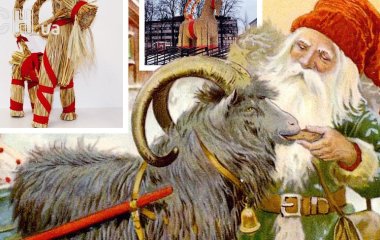 Моторошні новорічні традиції Європи: Йолупуккі — різдвяний козел