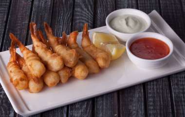 Креветки темпура