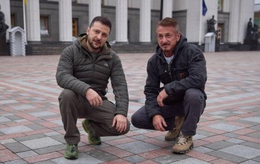 Шон Пенн приїхав до Зеленського замість 