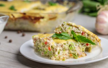 Рецепт запеканки из кабачков и мясного фарша