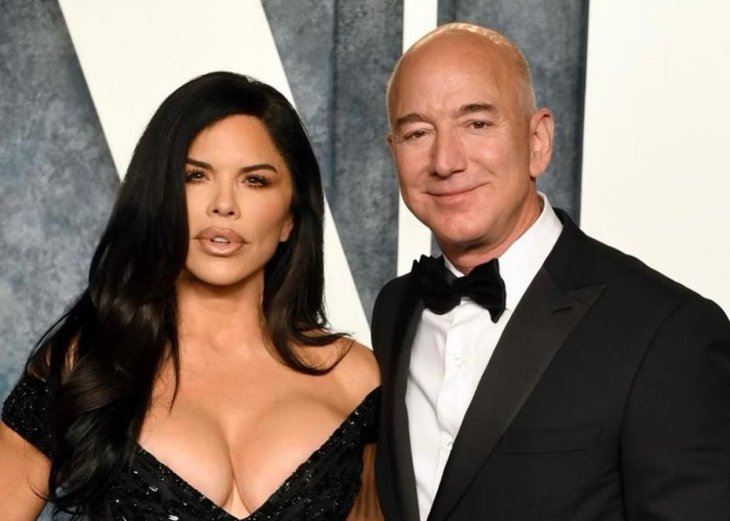 Невеста Джеффа Безоса появилась на публике в прозрачном платье (фото)