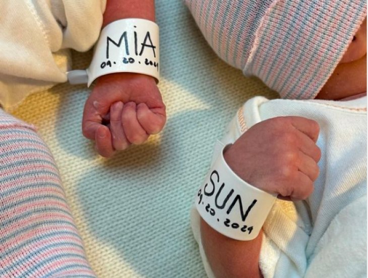 Сан і Мія: дизайнер Симон Порт Жакмюс повідомив про народження близнюків