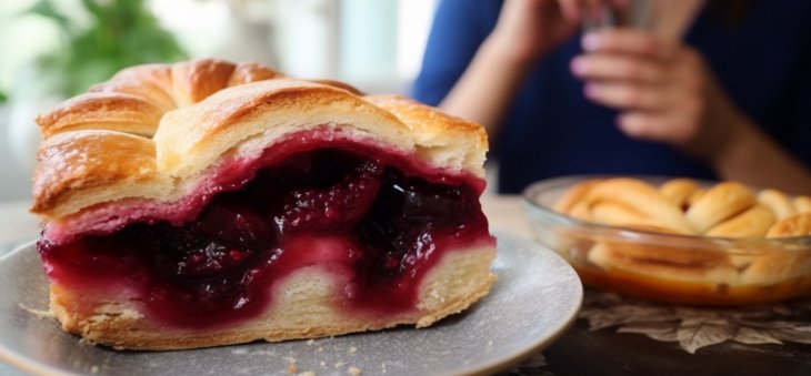 Бюджетный пирог со сливами: невероятно простое и элегантное сочетание