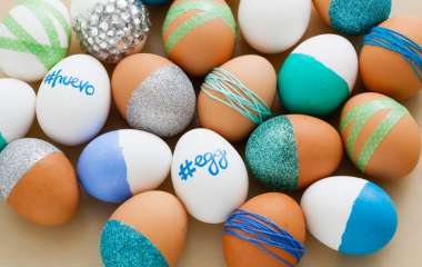 Пасха 2018: красим яйца  без химии