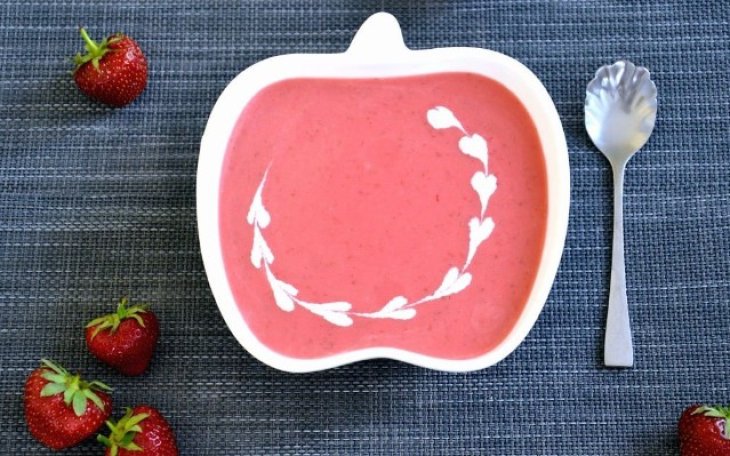 Рецепт холодного клубничного супа