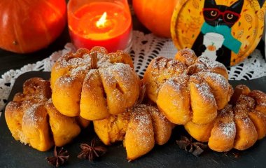 Лучшие тыквенные булочки с корицей в духовке: рецепт пошагово