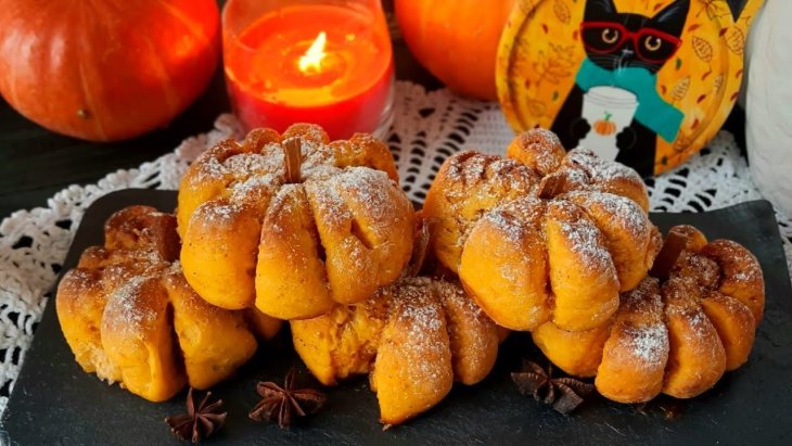 Лучшие тыквенные булочки с корицей в духовке: рецепт пошагово