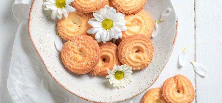 Датское масляное ванильное печенье