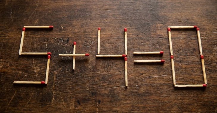 Треба перемістити лише один сірник: непростий тест на логіку