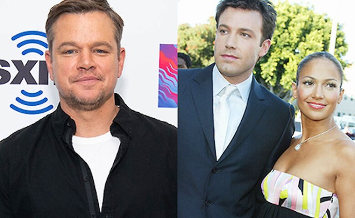 Мэтта Деймона заметили на пляже в Малибу в компании Бена Аффлека и Джей Ло