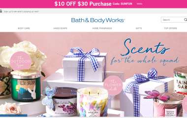 Как заказывать косметику на официальном сайте Bath and Body Works в несколько кликов