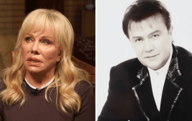 Вдова Віталія Білоножка показалася на могилі співака у роковини його смерті й зворушила зізнанням