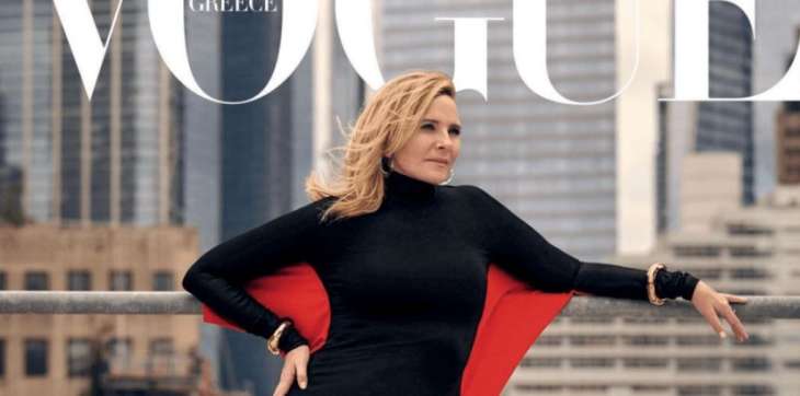 Возвращение Саманты: Ким Кэтролл украсила обложку Vogue (фото)