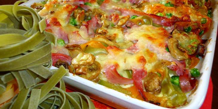 Гратен из мерлузы с картофелем