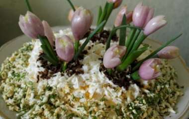 Салат «Крокусы»